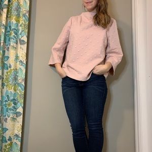 W5Concepts Pink Mock Neck Sweater